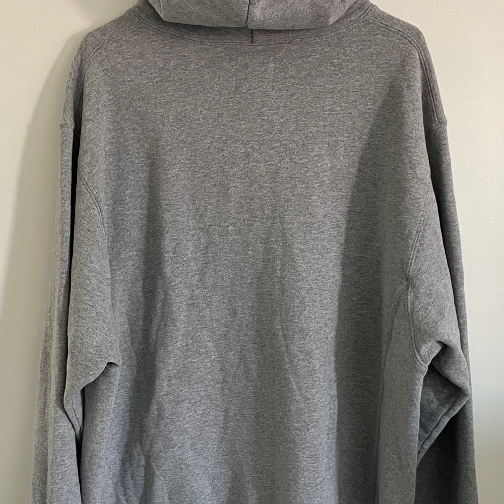 NEW XL Gallery Dept. Heather Grey Center Logo Hoodie sweatshirt - Picture 3 of 8